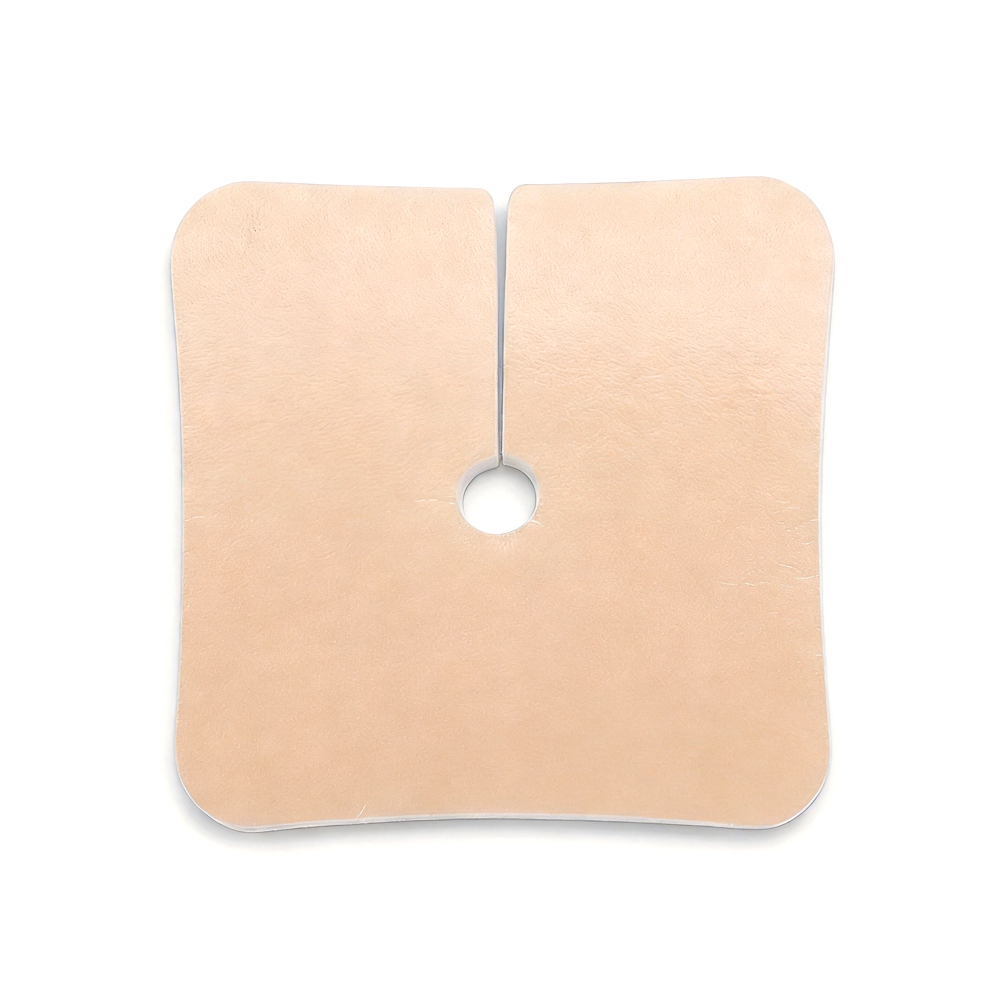 Tracheostomický silikonový pěnový obvaz (dělený design)