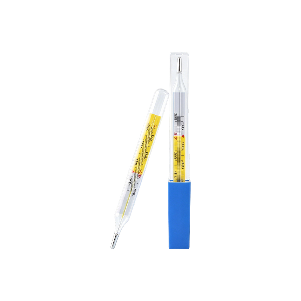 Klinický skleněný rtuťový teploměr